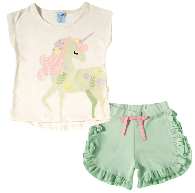 Conjunto Curto Toddler Feminino