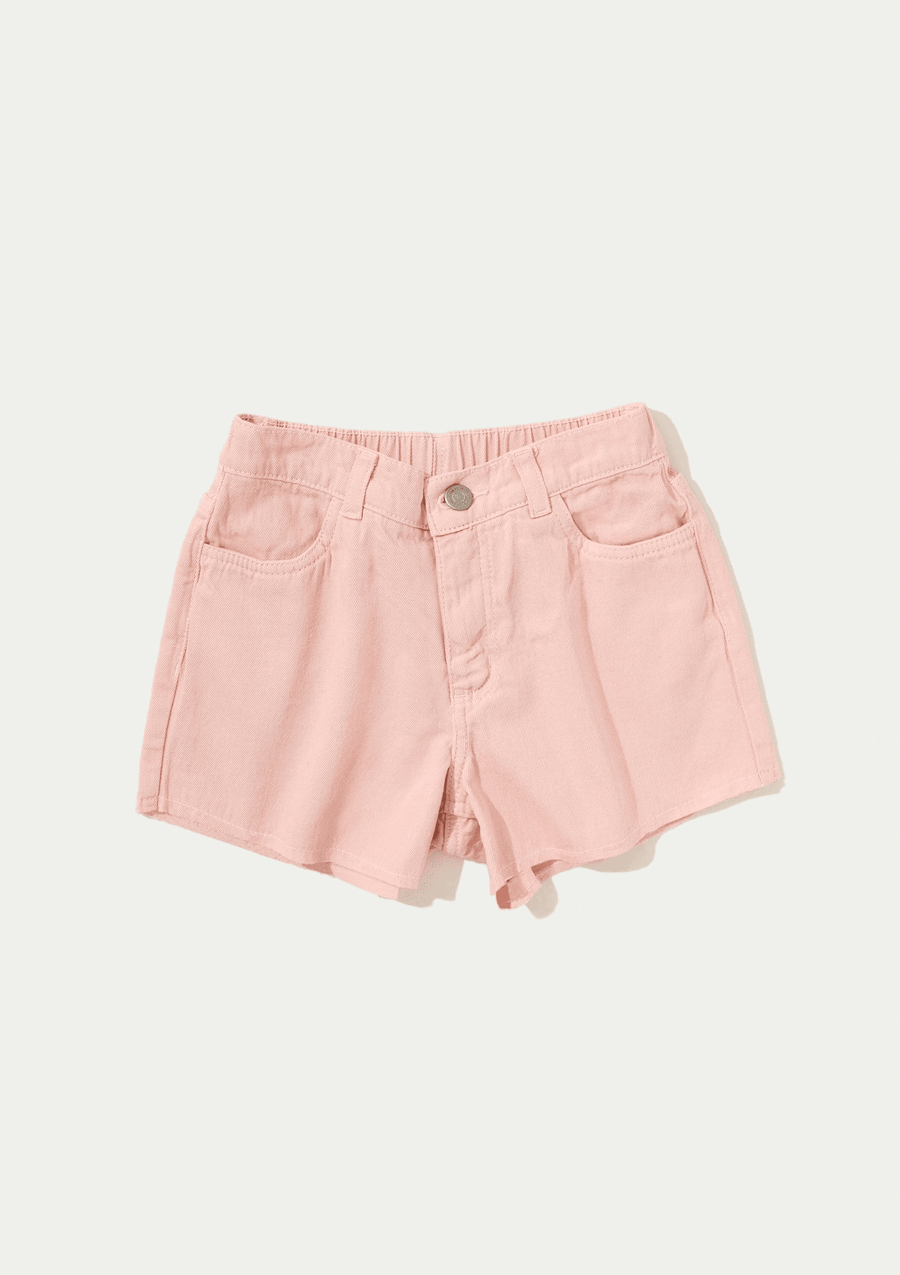 Shorts Infantil Menina Barra Desfiada em Sarja