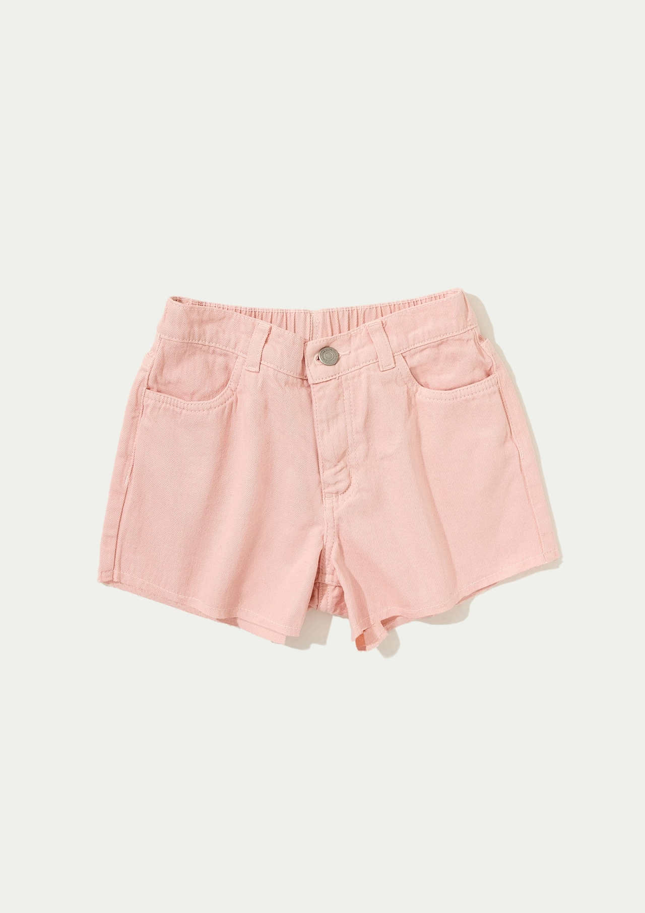 Shorts Infantil Menina Barra Desfiada em Sarja