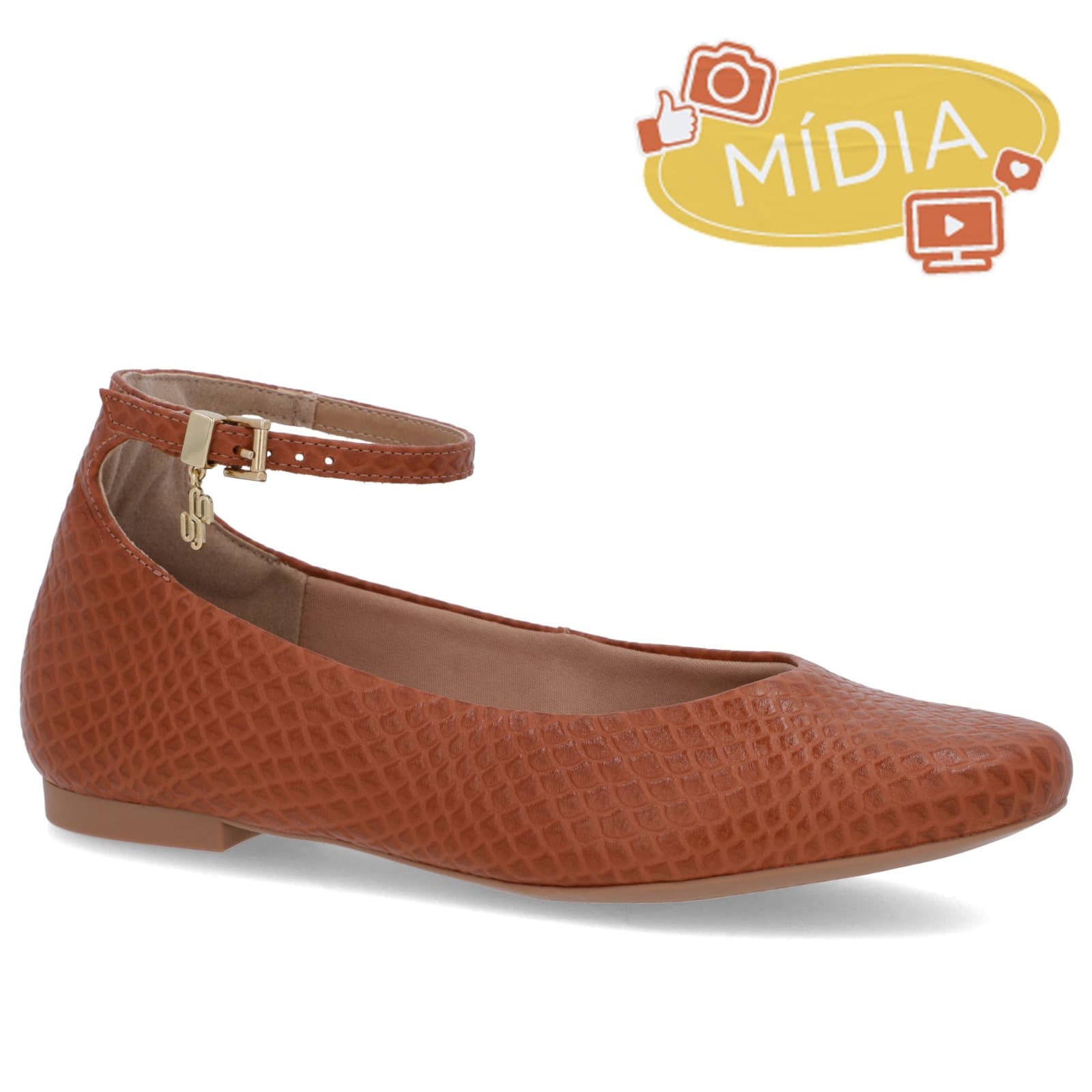 Sapatilha em Couro Calango